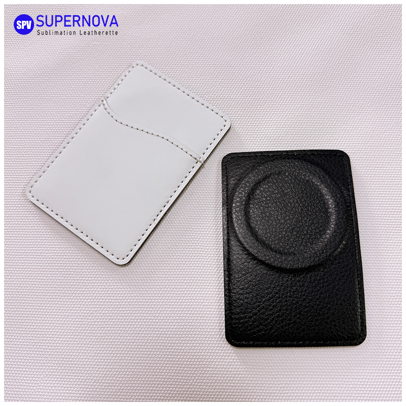 Sublimační koženkový držák na telefonní karty s magnetem