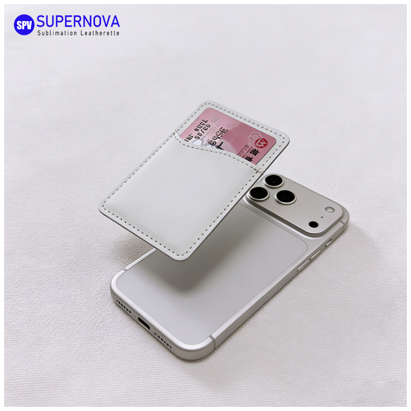 Sublimační koženkový držák na telefonní karty s magnetem
