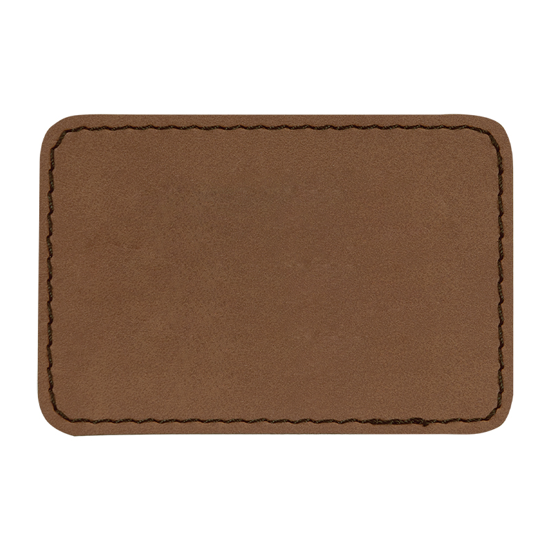 3 obdélníkové koženkové nášivky 1/2' x 2 1/2'