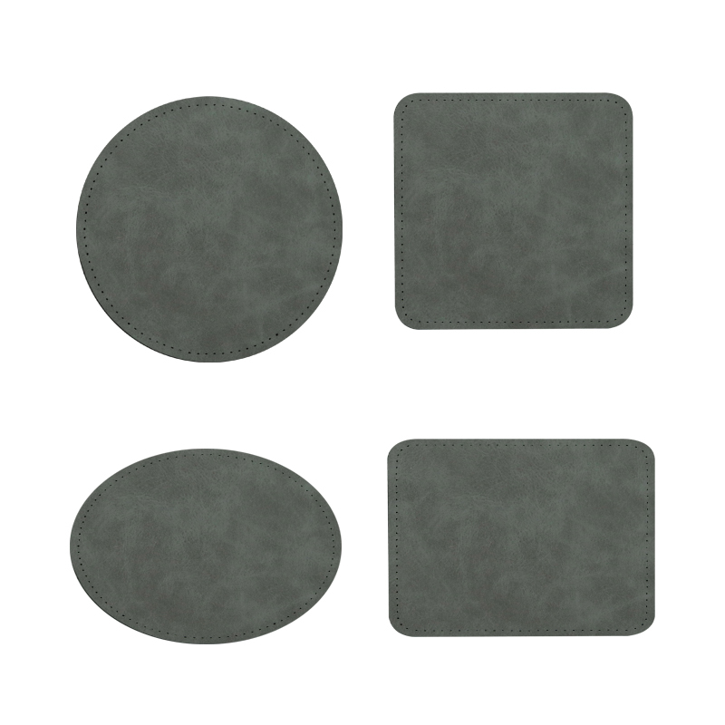 3 1/2' x 2 1/2' obdélníkové sublimační koženkové záplaty s lepidlem