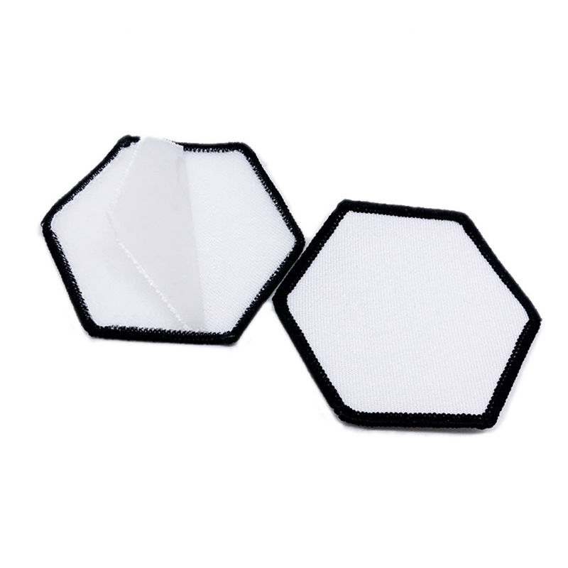 3 1/2' x 2 1/2' obdélníkové sublimační koženkové záplaty s lepidlem