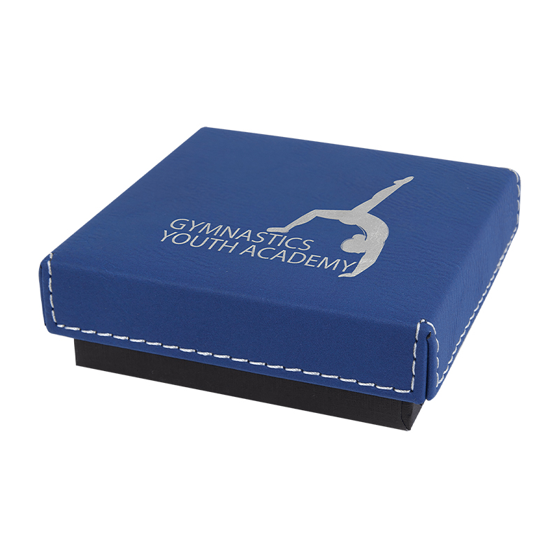 7 3/8' x 5 3/4' Gift Box with Laserable Leatherette Lid