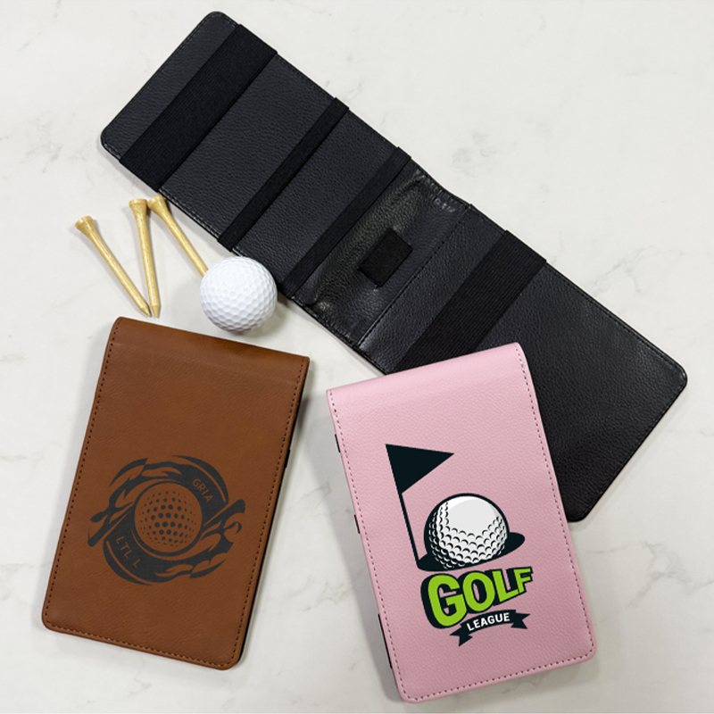 Sublimační koženkový držák na golfové karty