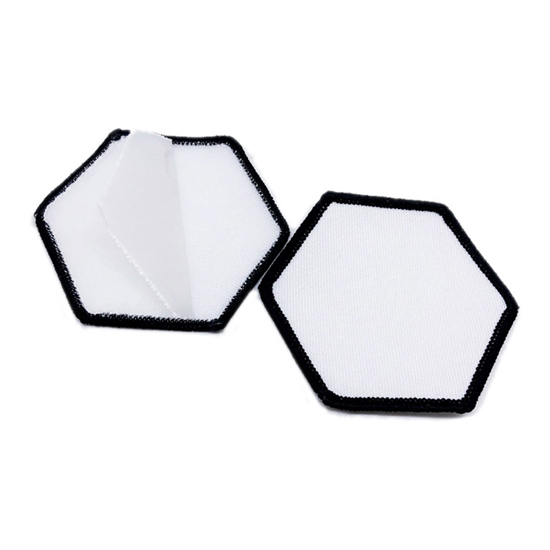 2 1/2' x 2 1/2' čtvercové sublimační koženkové záplaty s lepidlem