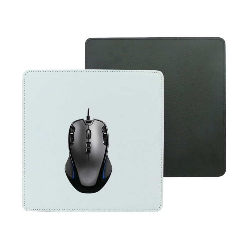 Sublimační podložka pod myš Pu Leather - čtvercová