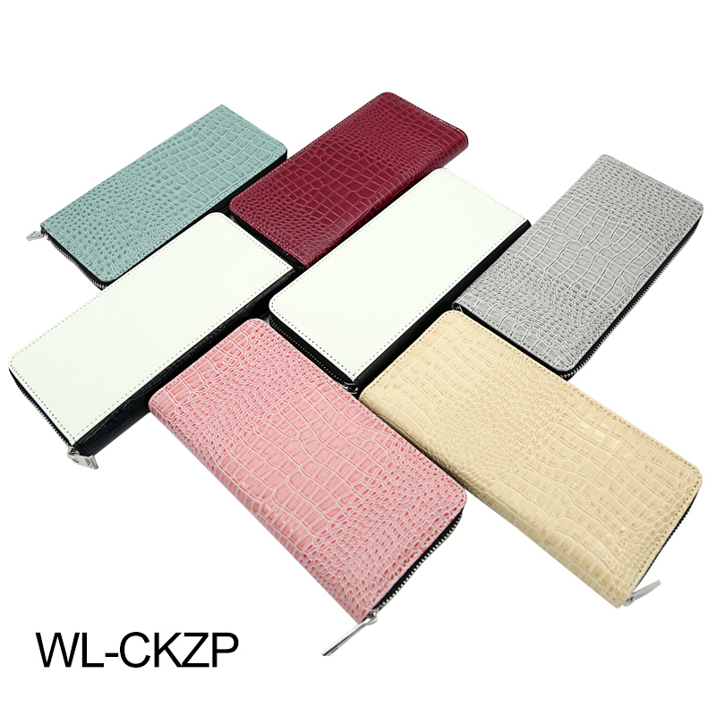 Sublimační koženkové peněženky na zip - velké