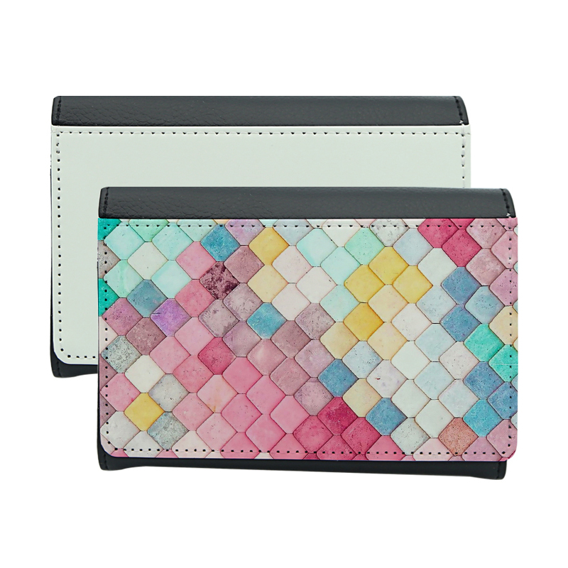 Sublimační koženková bifold peněženka - krátká