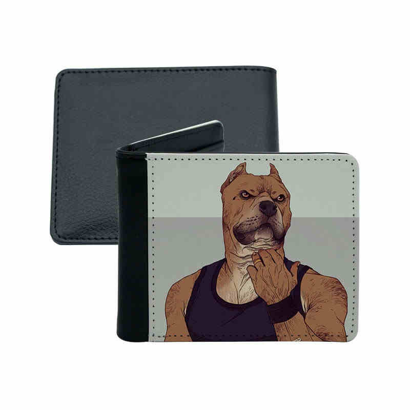 Pánská sublimační koženková bifold peněženka s držákem na karty